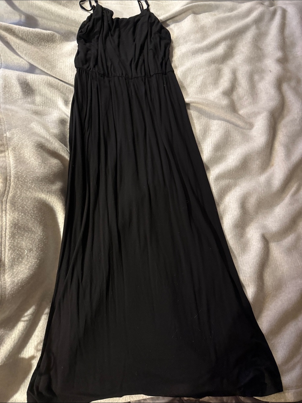 GAP Black Maxi Dress with Spaghetti Straps